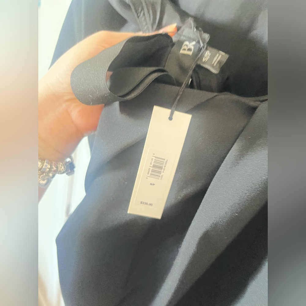 NWT banana republic forte mini ruffle dress. - Picture 8 of 9